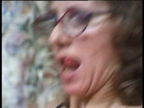 Spex gilf wearing stockings gets her hairy pussy fucked