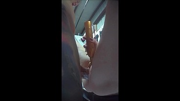 I milk him with my pussy lips & then he rewards me with a huge Cream Pie 2 povs