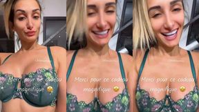 merci beaucoup pour ton cadeau