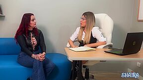 Shairapsychosex Invites Christyevansx A Horny Mature Redhead Lesbian To Therapy