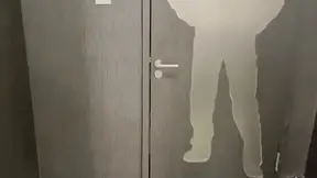 Xiao Mei ran to the men's restroom to wait for your cock.