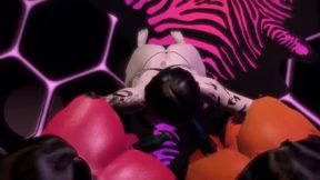 Goth Futa Destroys Femme with Devil’s Thick Cock