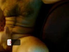 Muscled Arab hunk jerking off before blowjob - Arab Gay