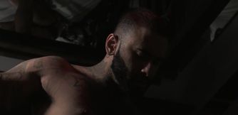 Chained male granted huge cock in every hole until he falls exhausted