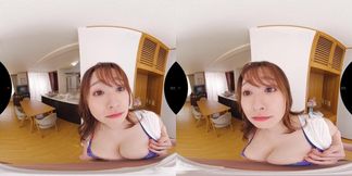 POV VR fetish hardcore with Busty Asian 05 - titjob and blowjob by redhead Japanese Marina Shiraishi