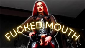 Mouth Fucking and Strap-on domination: Mistress Amanda’s cock is sucked