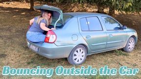 Trunk Tease: Bouncing Outside the Car