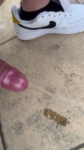 Piss Outside And Show Ass