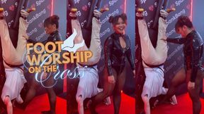 FOOT WORSHIP ON THE CROSS