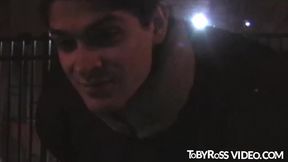 Young stud has his king-size dick sucked strongly and cums