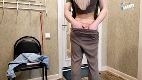 Fantastic XXX! I spunked in the nymphomaniac's pussy, saturating her creampie!