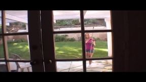 Hot Young Neighbor Fucked Hard by Gardener with Big Cock