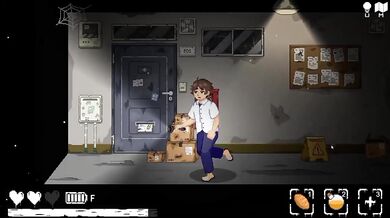 Trapped in a pixel hentai mansion cowgirl ride creampie ecchi