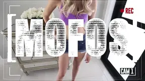 MOFOS - Lysagna Del Ray Deepthroats JMac's Huge Dick By The Pool Before Getting Her Face Painted With Cum