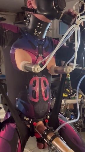 Epic moment from &quot;Automatic Milking the Fag Slut Whore Slave Bitch Milking Machine Cum Extraktion&quot;