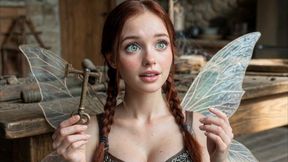 young fairy gets horny seeing this guy s hard cock - ai generated content