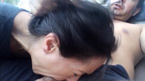 Sucking Dick on the Terrace