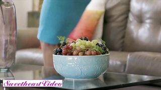 Sweet Heart Video - Cherie DeVille & Katrina Jade Lick Each Other's Breasts Before Reaching Orgasm