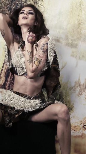 Neanderthal Hot Girl Adelle Unicorn