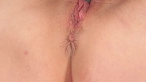 Naughty girl challenges herself with toy and ends up ass fucked