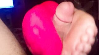 Bae Pink Footfuckin with slo-MO Cum