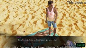 [Gameplay] My employees ep X Peguei duas Gostosas na Praia