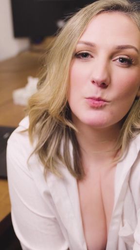Worst Employee Ever - Clara Dee POV Blowjob