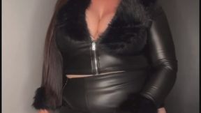 Leather Mommy Strap-on Worship