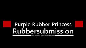 Purple Rubber Princess Hard Action