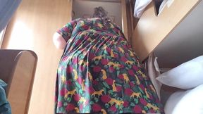 SSBBW Vs Tiny Caravan Doors