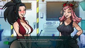 Mei&#039;s Proyect - La Voluptuosa Momo Yaoyorozu Probando el gran Invento de la Hermosa Mei