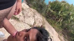 Sex on a Cliff My Husband Cums on My Ass- Yasmina Khan