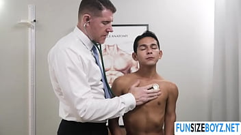 Hunk Doctor bareback fucks his Gay patients ass