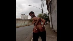 sabrina prezotte dando uma voltinha em uma das ruas de prostituicao da barra funda em sp...