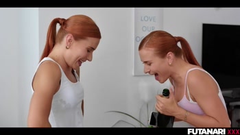 Clemence Audiard's Redhead Futa Surprises with a Sensual Big Dick Cumshot