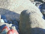 Straight Guy On Holidays Plays With His Uncut Dick