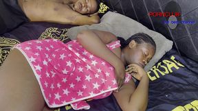 stepsister slept naked next to my room