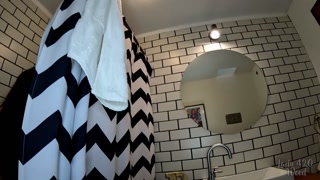 BIG NATURAL TITS LATINA STEPSISTER FUCKED IN THE SHOWER | El Pino 420 y Lady 420 Lady420