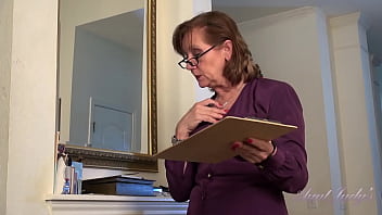 AuntJudys - 60yo Texas Redhead GILF Marie is your new Secretary