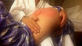 Melanies Thermometering And Hand Spanking