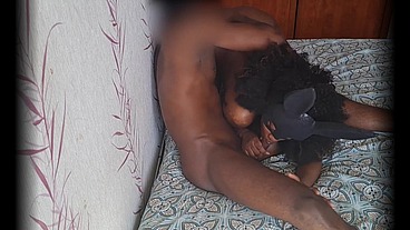 Big beautiful woman with African big ass takes dick like a pro