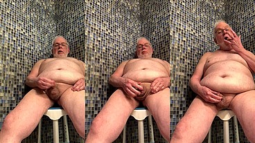 Jerk and cum and eat