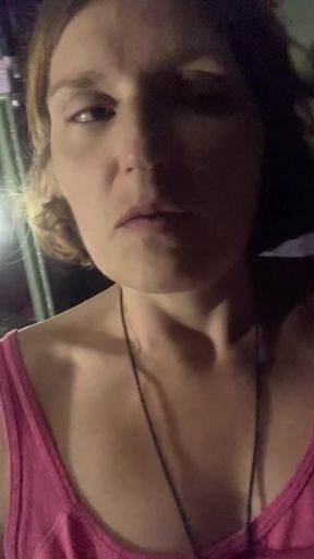 Must-share moment from &quot;Mom does HUGE piss standing above the loo, sees the puddle running all the way down her tattooed leg&quot;