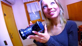 Blonde MILF makes sex tape with her husband's best friend