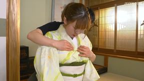 Haruka Sanada seduces in elegant kimono passion