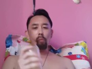 French Asian Playing Verbal With Fleshlight