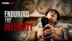 ENDURING THE INTENSITY: Filipino Twink Fucks And Destroys His Toy Before Tasting His Cum