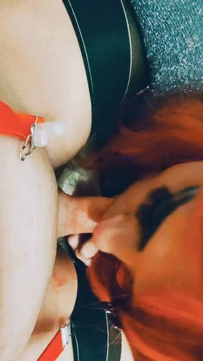 Amateur Crossdresser Do it a Blow Job