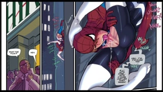 Ohhh, What A Tangled Web(Spider-Man Hentai )