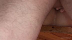 hole stretching on the dining table